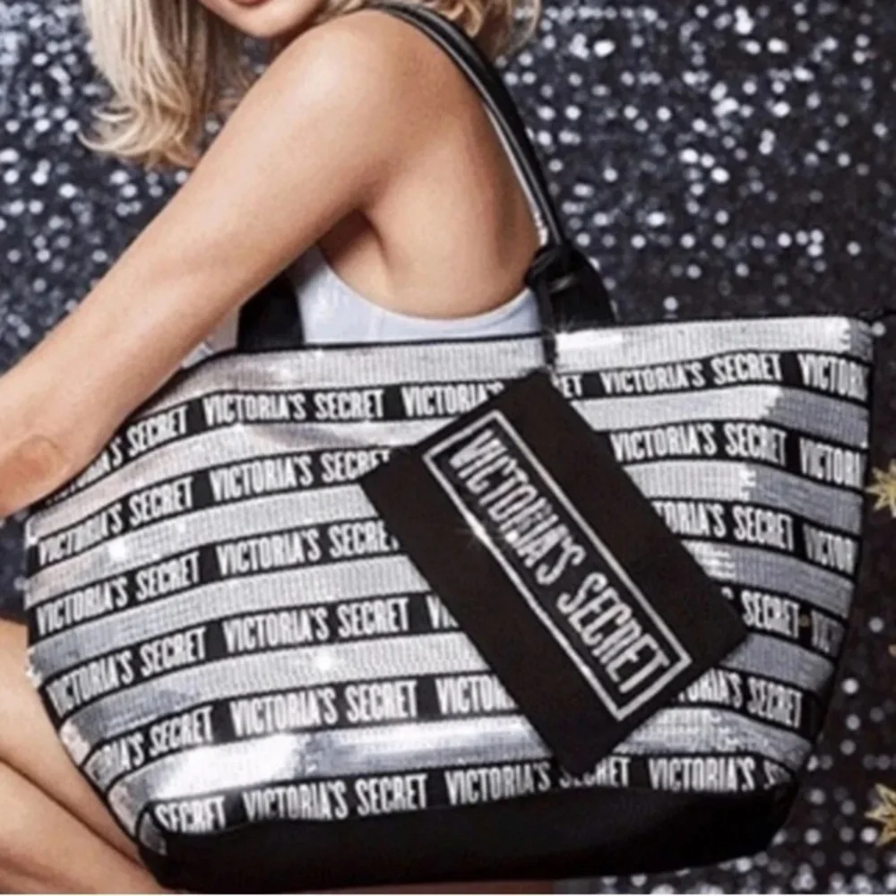 Victoria's Secret Sequined Tote Bag